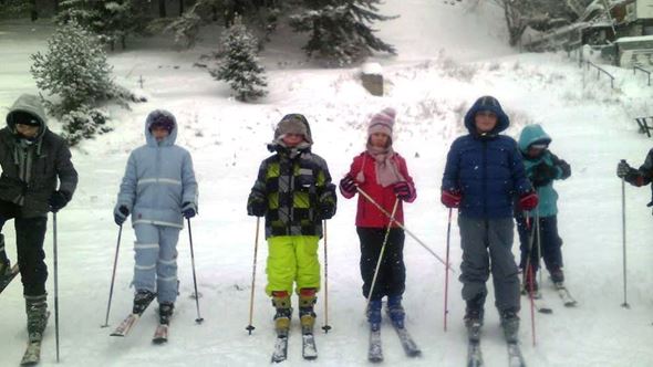 Em skijanje em relaksacija